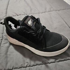 Sorel Black and White Athletic Shoes